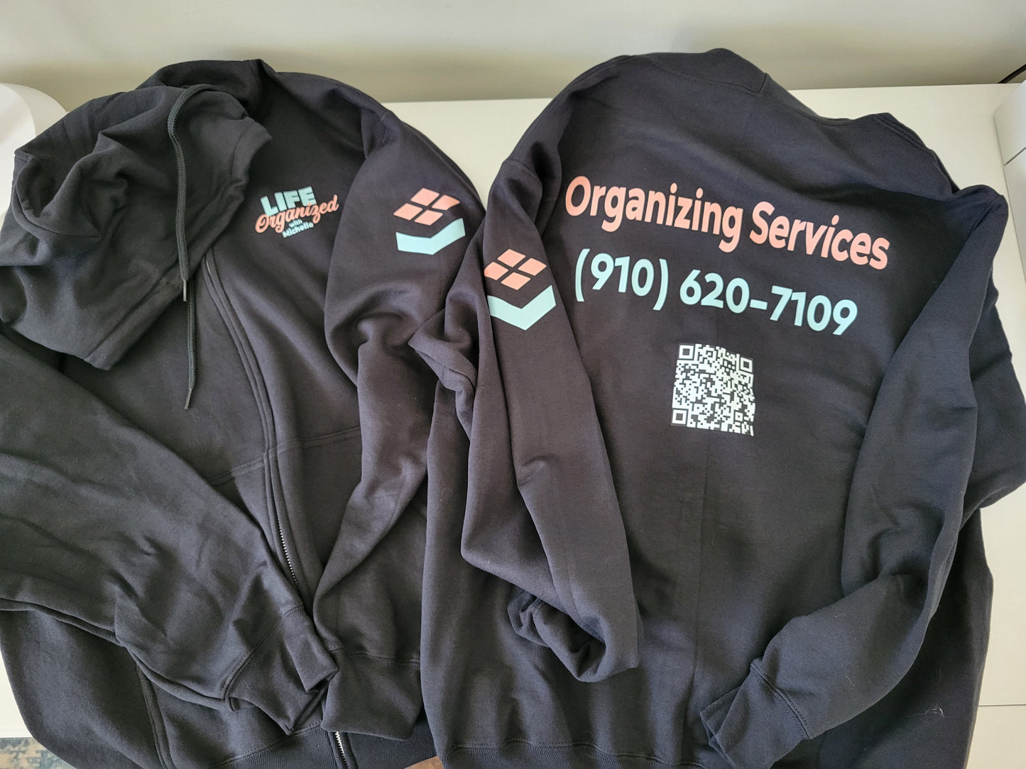 Life Organized with Michelle Zippered-hoodie