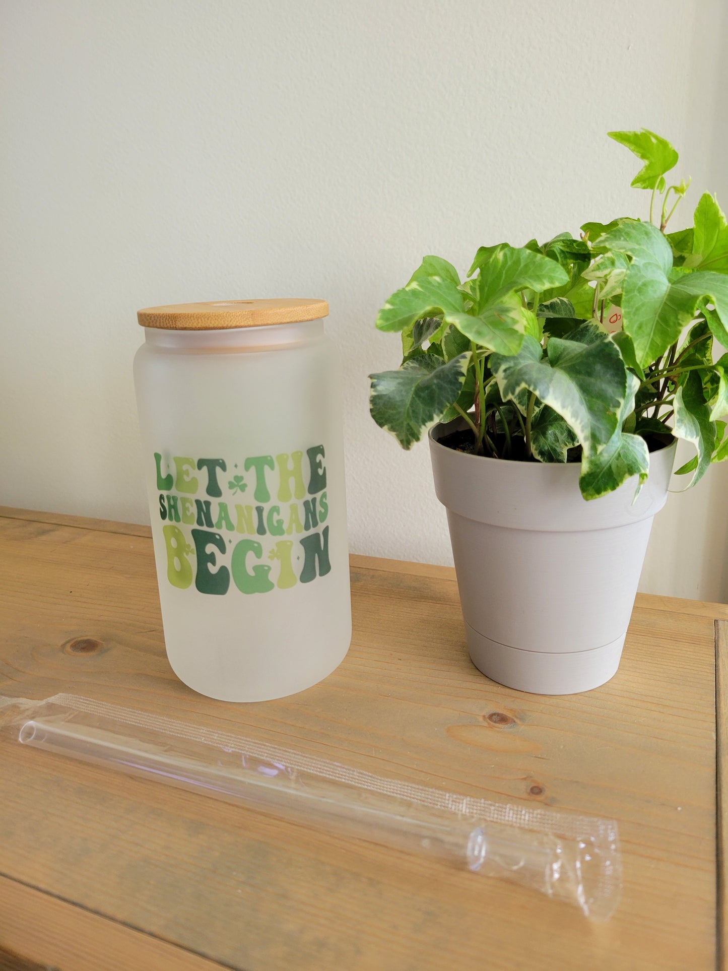 Glass Beer Can