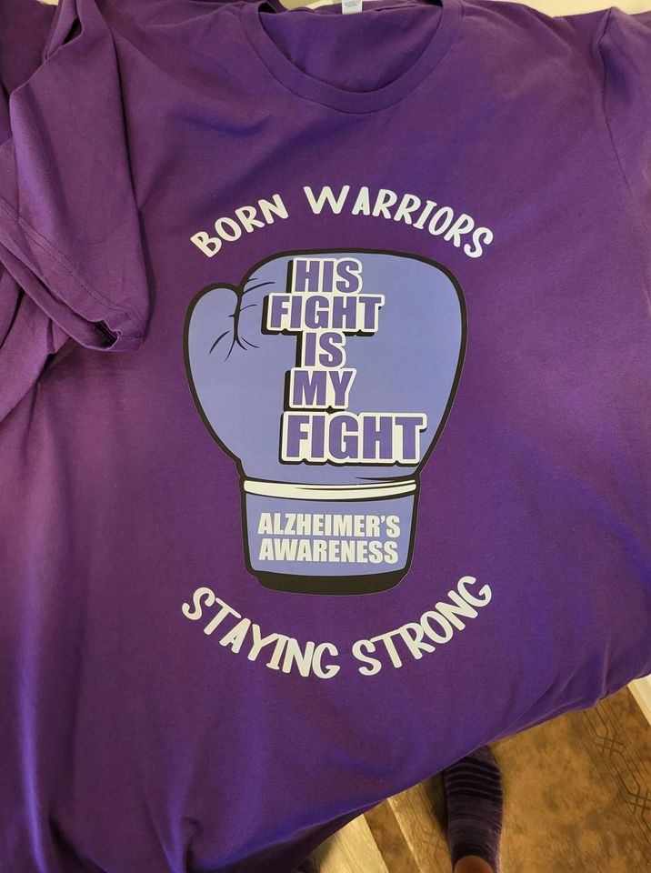 Born Warriors Alzheimer's Walk Shirts