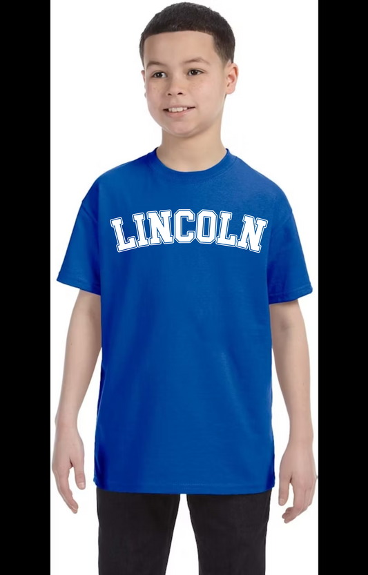 LINCOLN Block Letter T-shirt