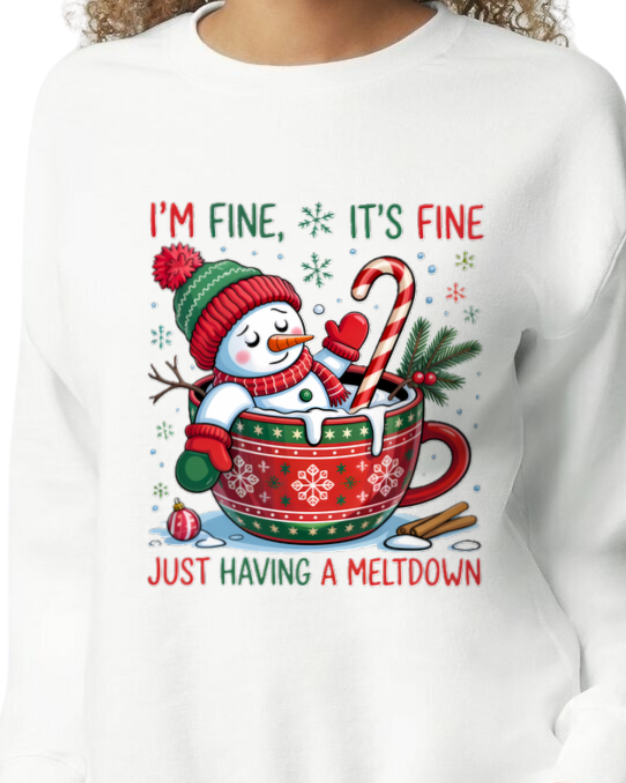 Melt Down Christmas Sweatshirt