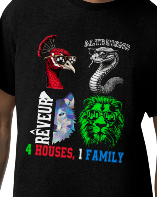 4 Houses, 1 Family Shirt