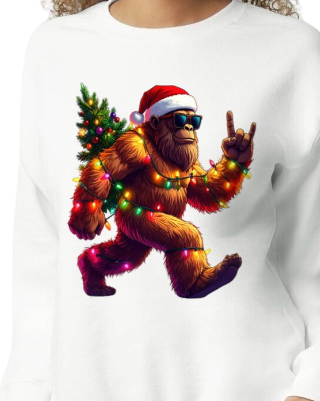 Sasquatch Christmas Sweatshirt