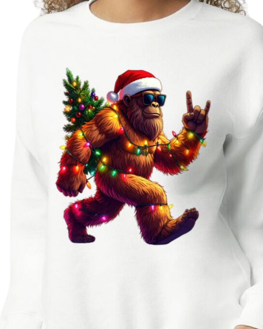 Sasquatch Christmas Sweatshirt