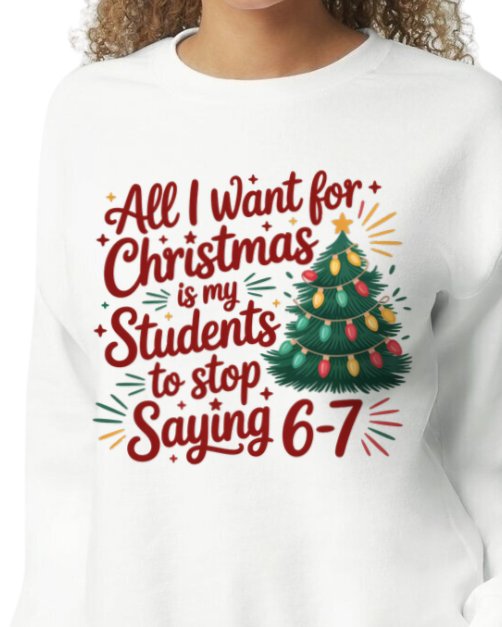Teacher Christmas Wish Sweatshirt