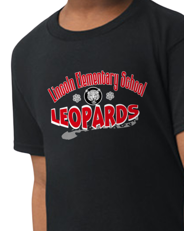 Youth Short Sleeve Lincoln Leopard T-shirt