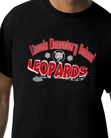 Adult Short Sleeve Lincoln Leopards Shirt
