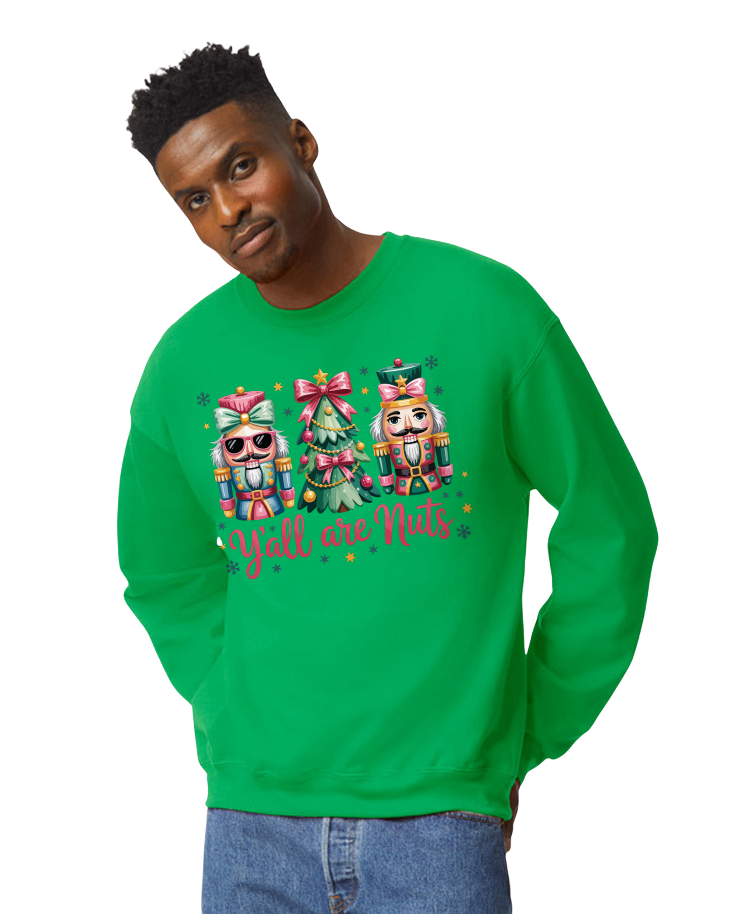 Y'all Are Nuts Christmas Sweatshirt
