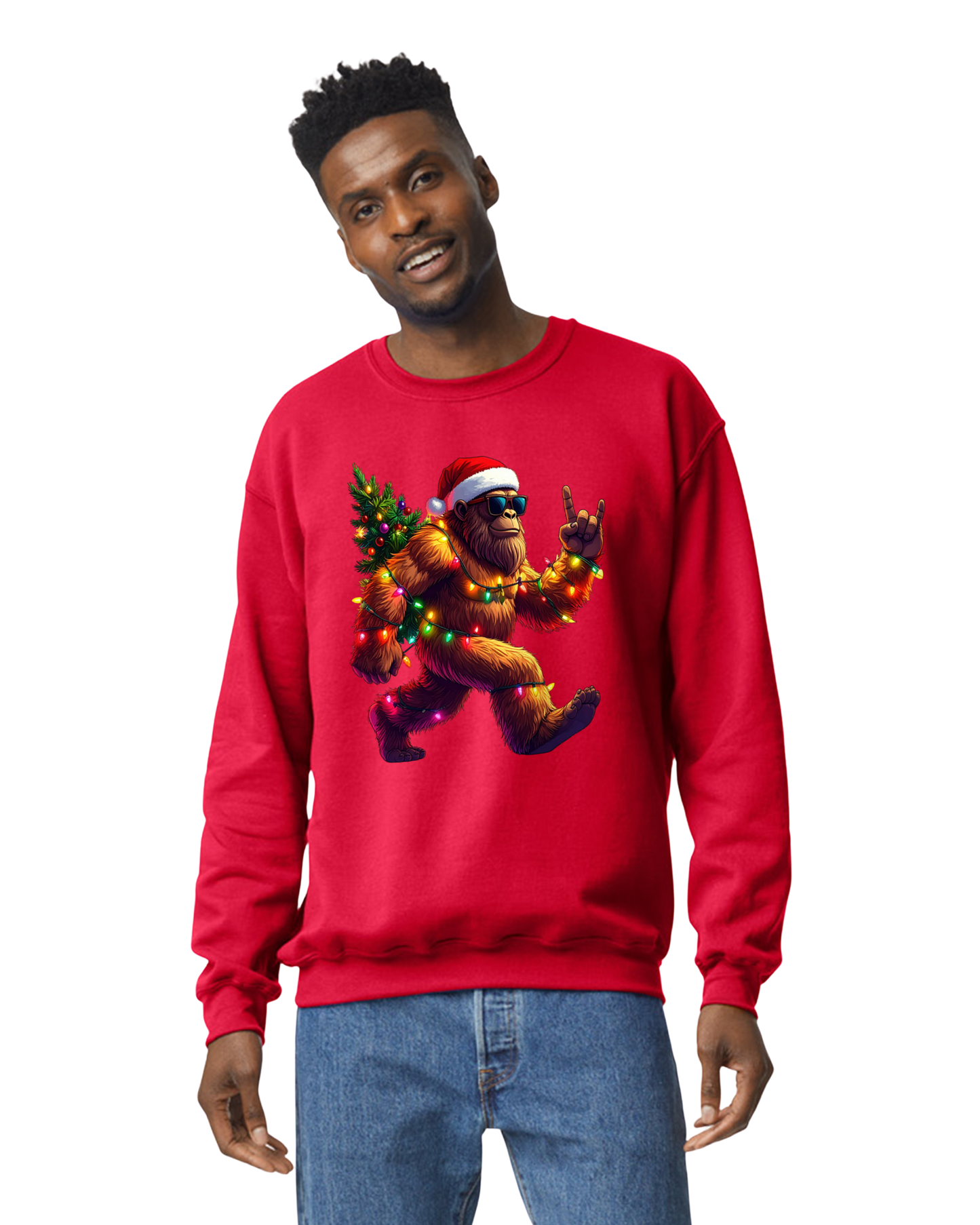 Sasquatch Christmas Sweatshirt