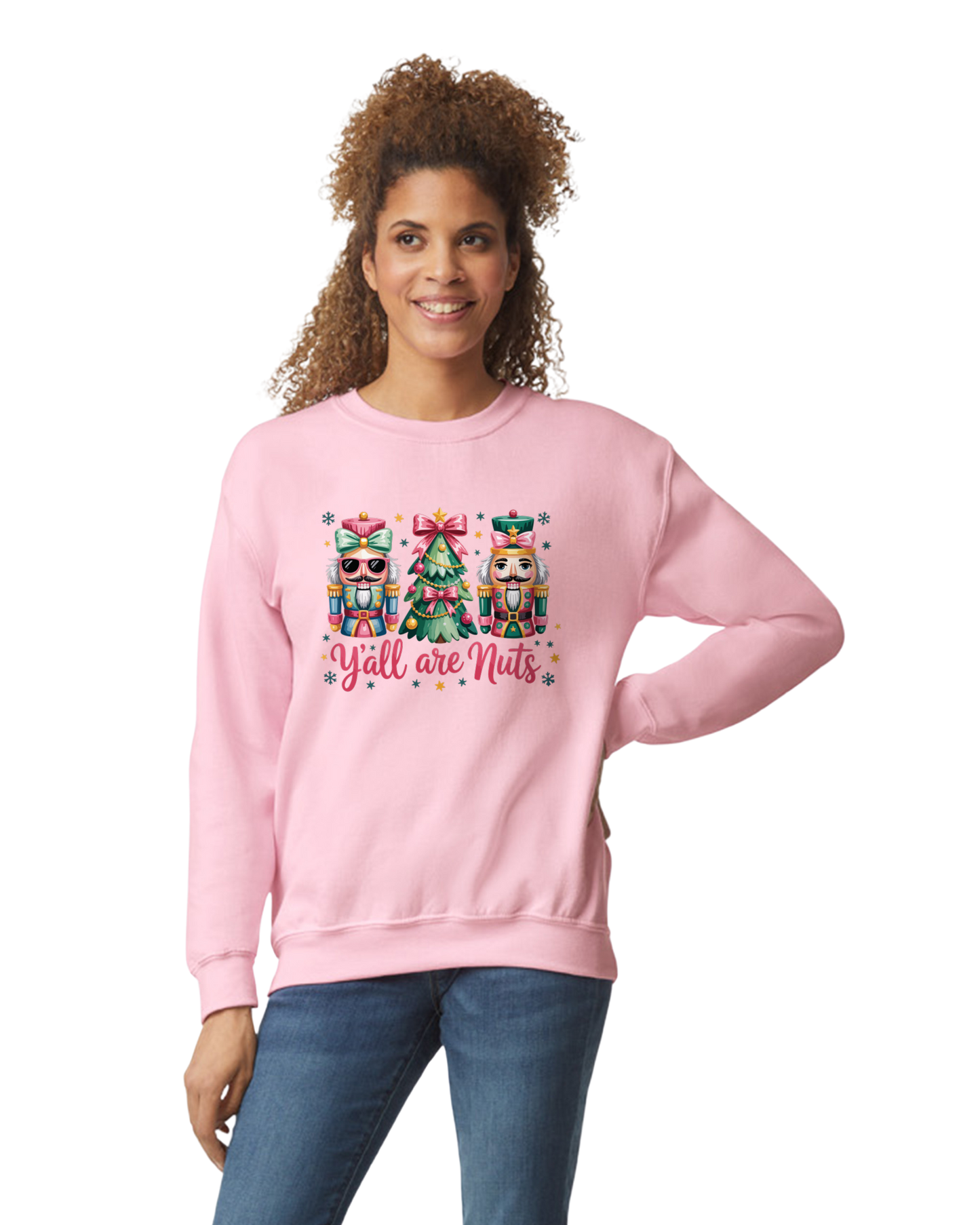 Y'all Are Nuts Christmas Sweatshirt