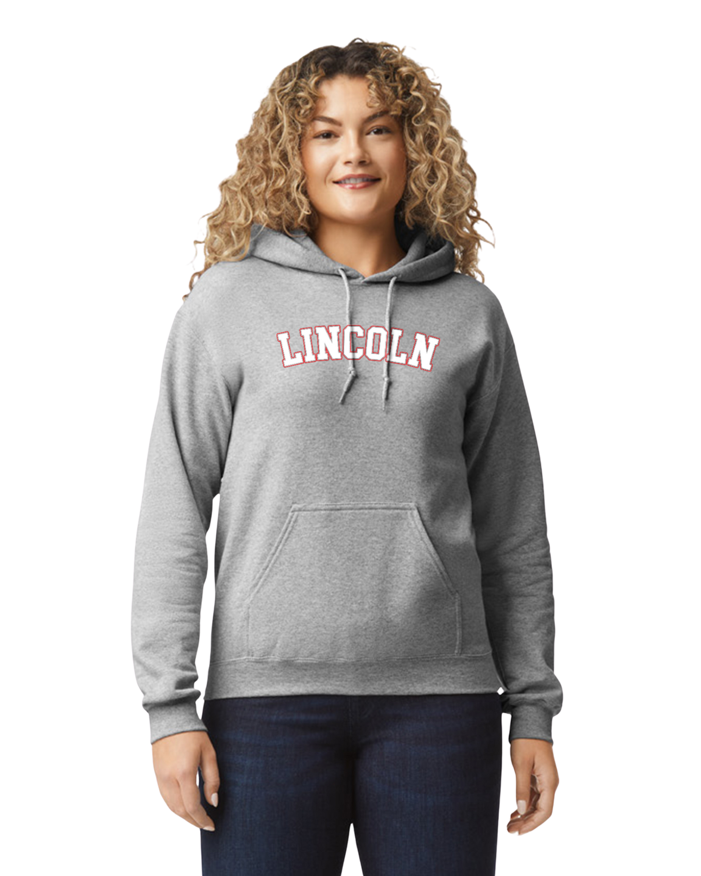 Lincoln Elementary Block Letter Hoodie