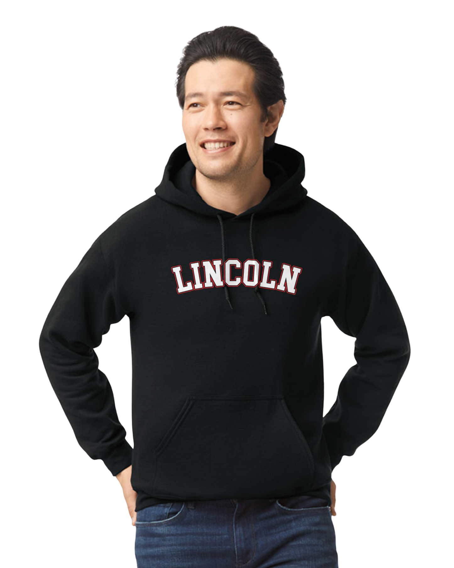 Lincoln Elementary Block Letter Hoodie