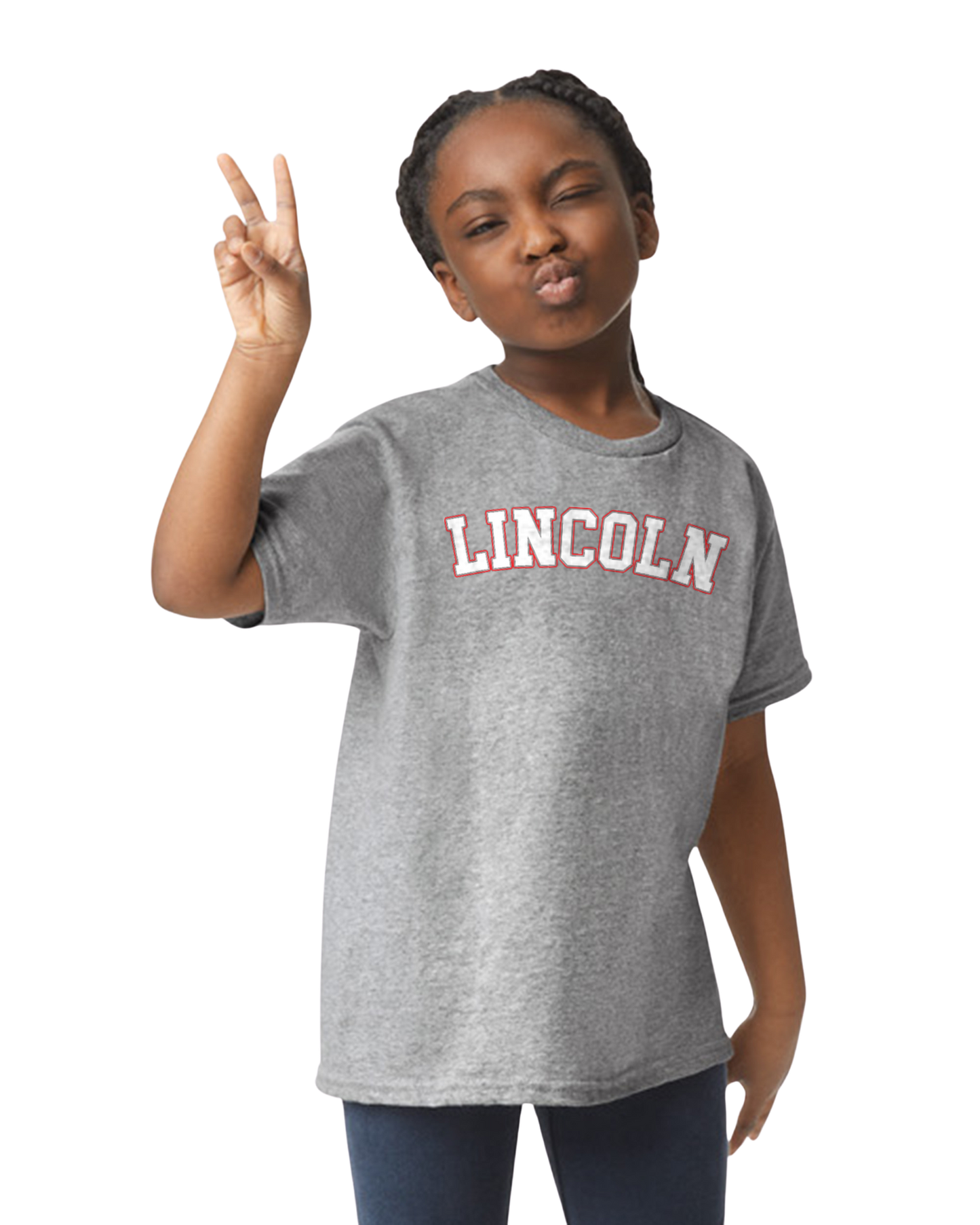 LINCOLN Block Letter T-shirt