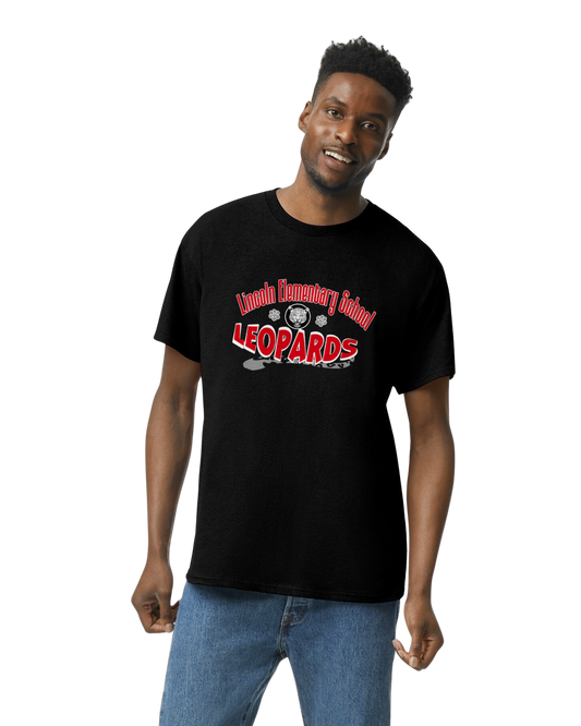 Adult Short Sleeve Lincoln Leopards Shirt