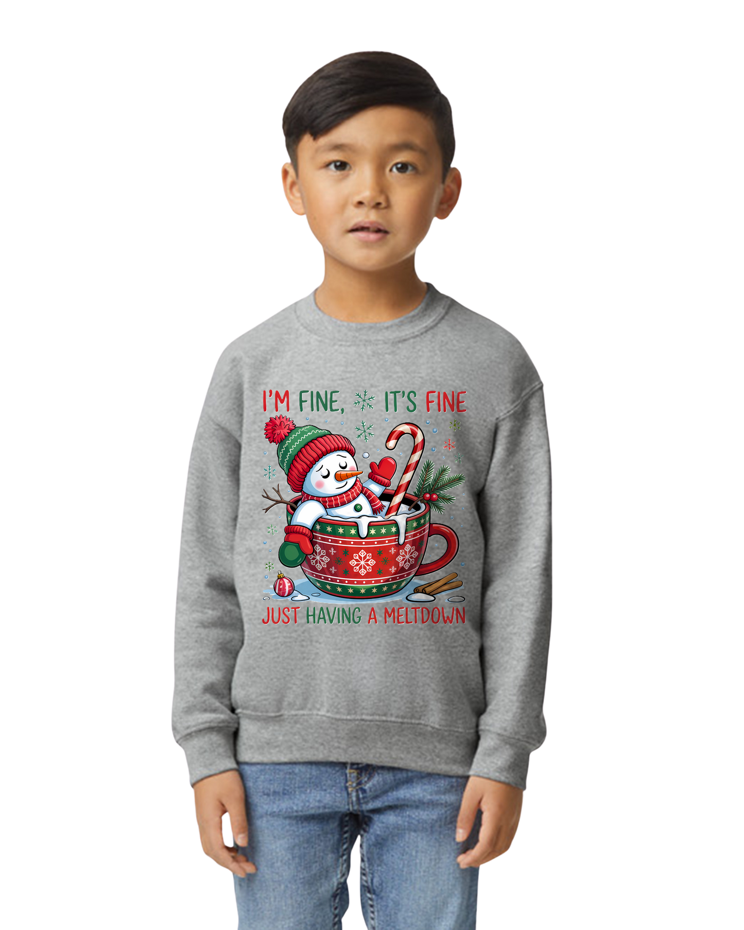 Melt Down Christmas Sweatshirt