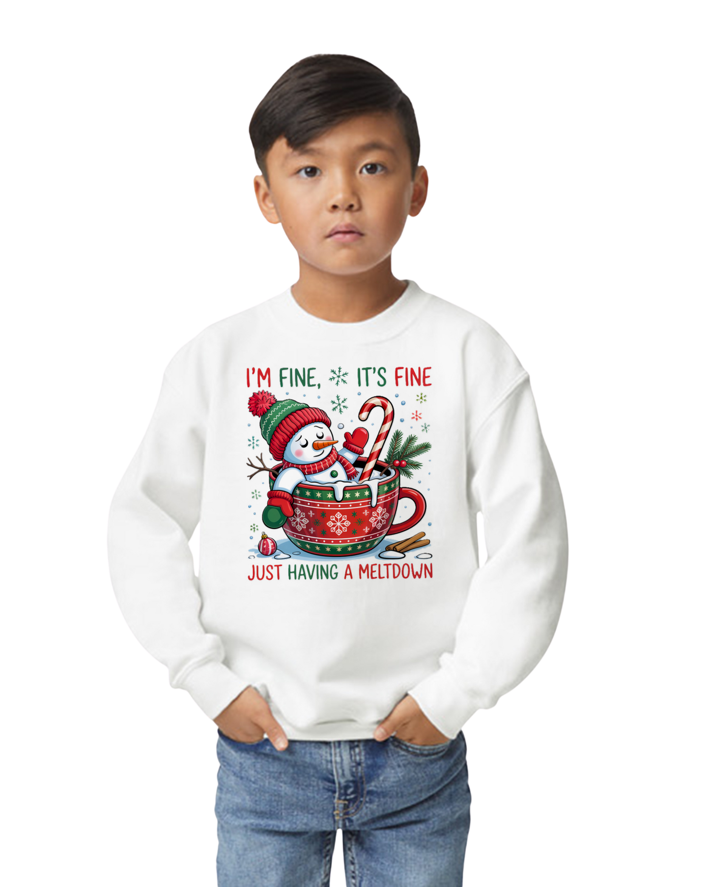 Melt Down Christmas Sweatshirt