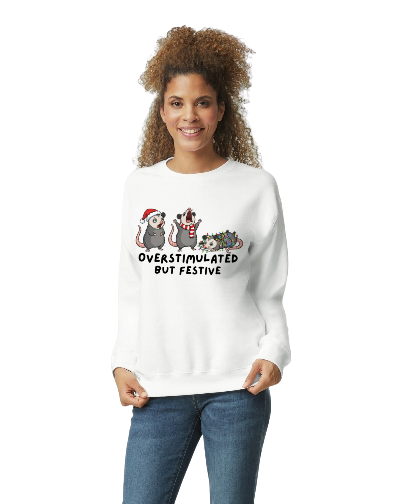 Overstimulated Christmas Sweatshirt