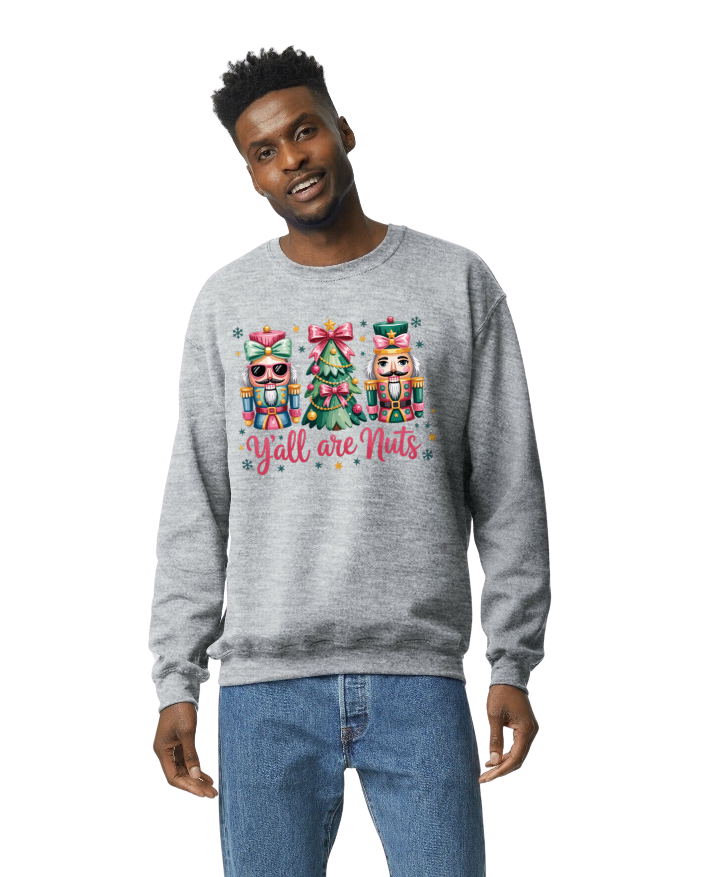 Y'all Are Nuts Christmas Sweatshirt