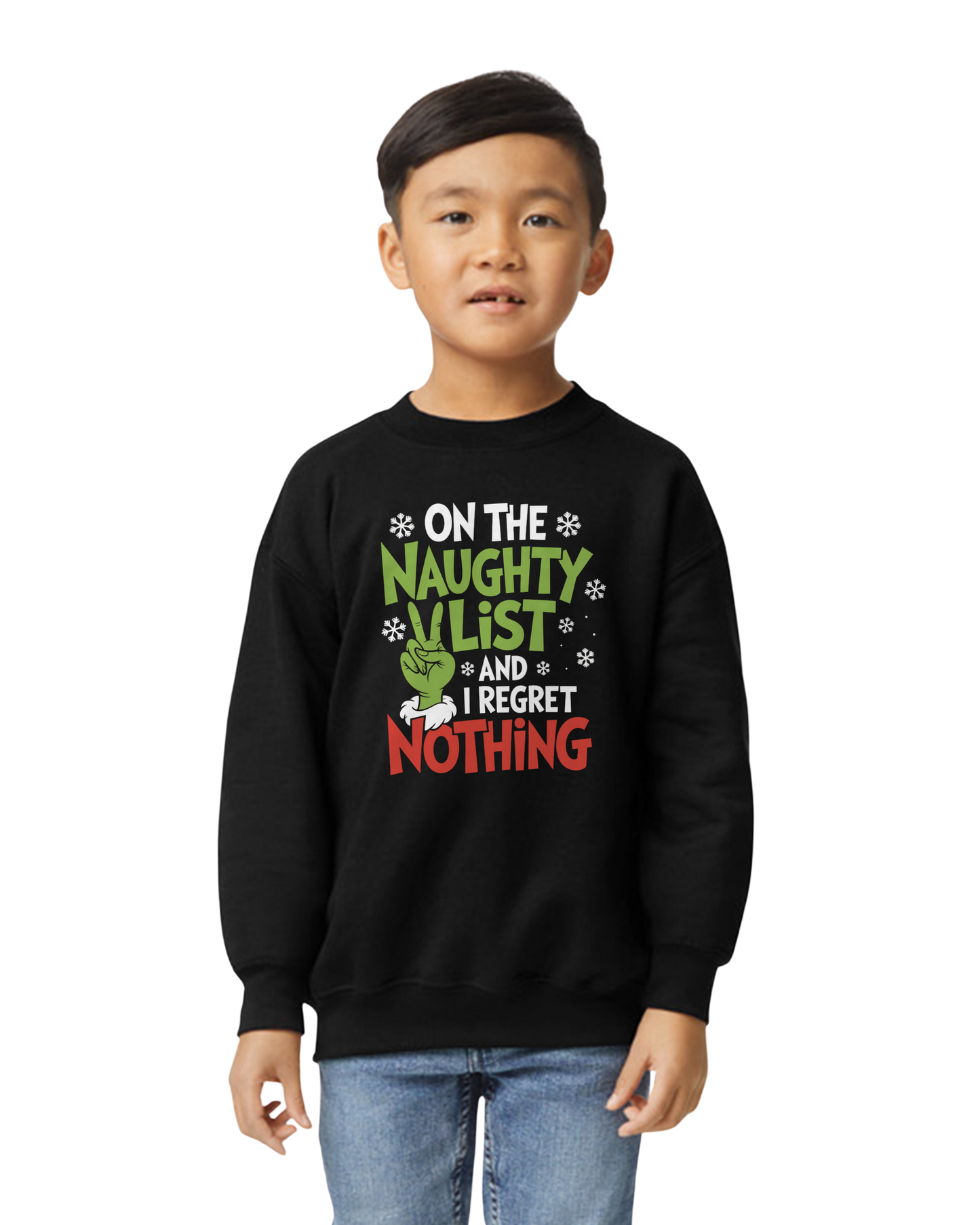 Regret Nothing Christmas Sweatshirt