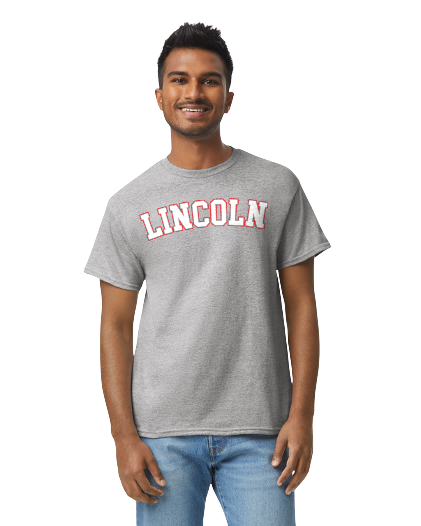 LINCOLN Block Letter T-shirt
