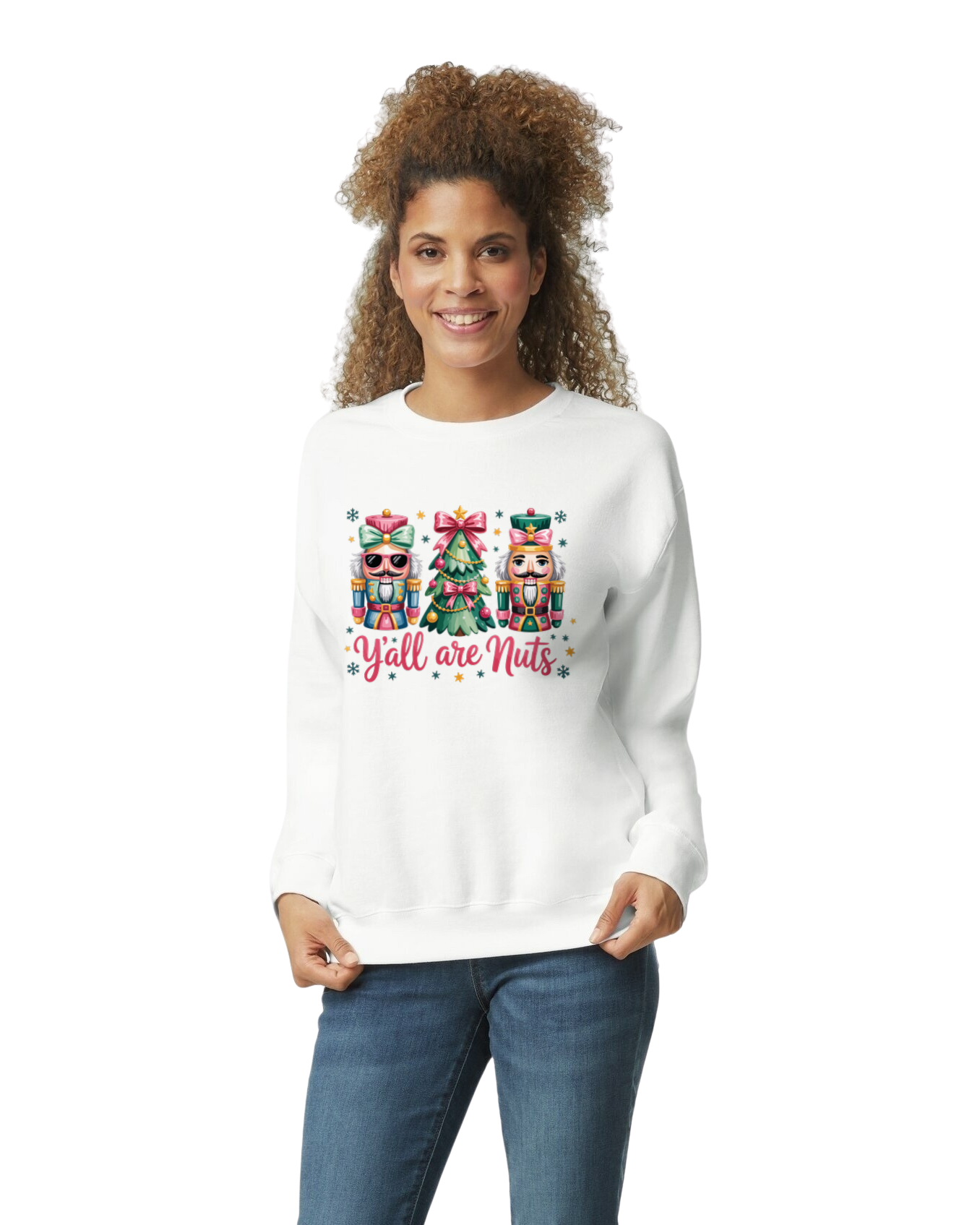 Y'all Are Nuts Christmas Sweatshirt
