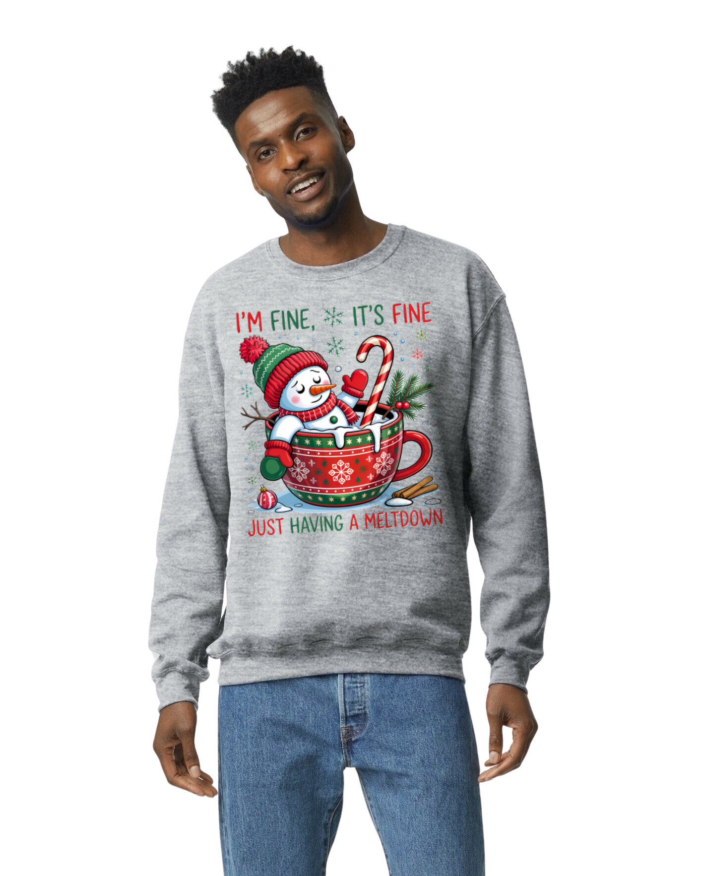 Melt Down Christmas Sweatshirt