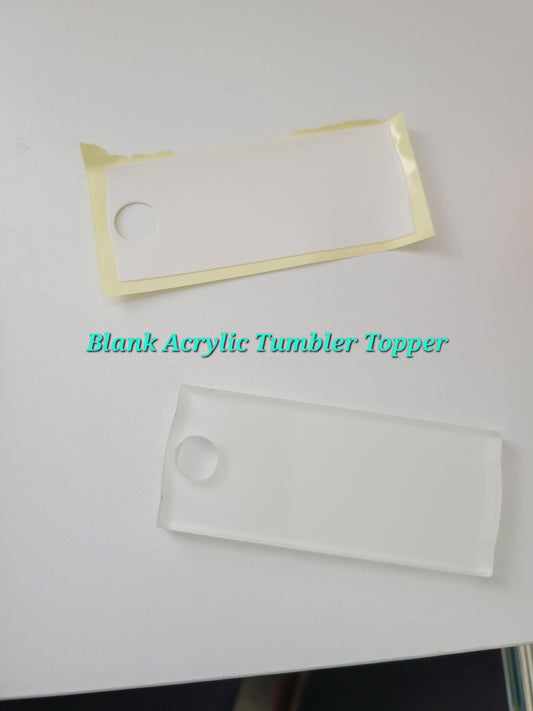 Acrylic plates for 40 oz Tumblers