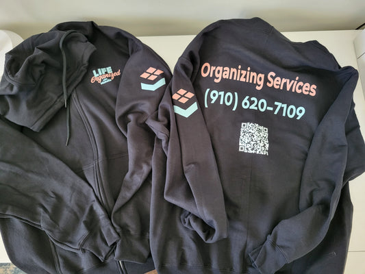 Life Organized with Michelle Zippered-hoodie