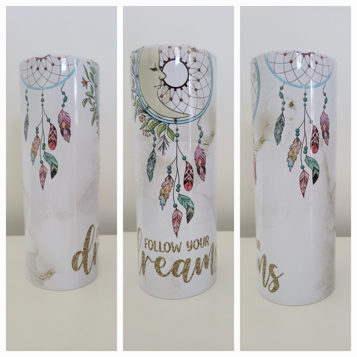Follow Your Dreams 20 oz Slim Tumbler