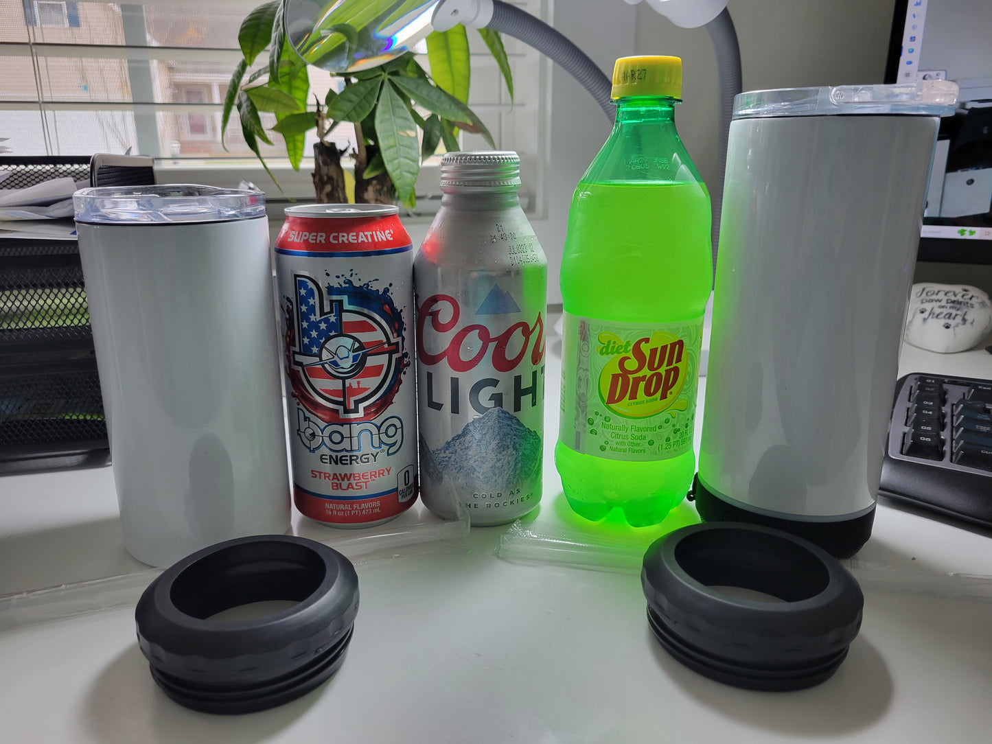 4-in-1 Can Cooler/Tumbler with Bluetooth Speaker